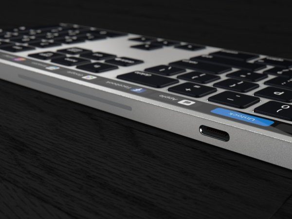 Image 2 : Ce concept de clavier Apple embarque la Touch bar des Macbook Pro