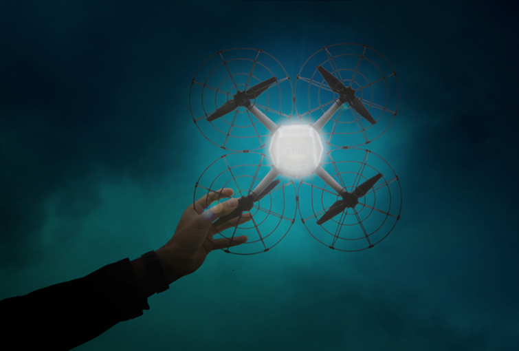 Image 1 : Intel Shooting Star : un drone conçu pour les ballets aériens