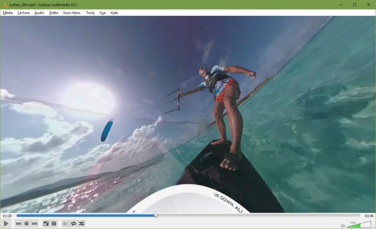 Image 2 : VLC : les vidéos à 360° débarquent dans la version 3.0