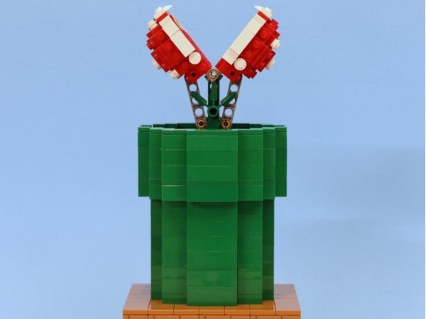 Image à la une de Comment construire une plante piranha de Mario en LEGO