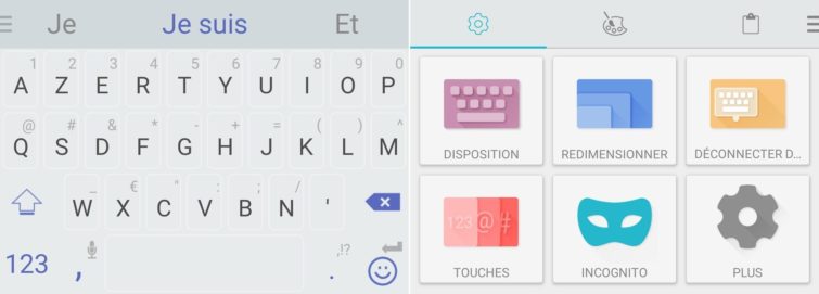 Image 2 : Swiftkey : nouveaux mode incognito et presse papier pour le meilleur clavier Android