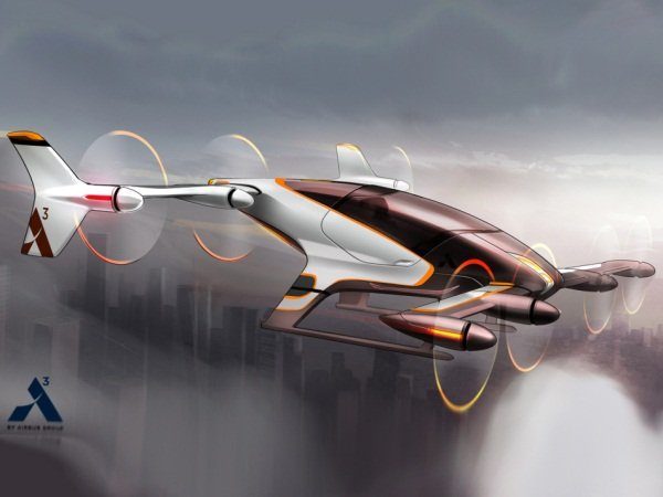 Image 1 : Airbus va se lancer dans les voitures volantes cette année
