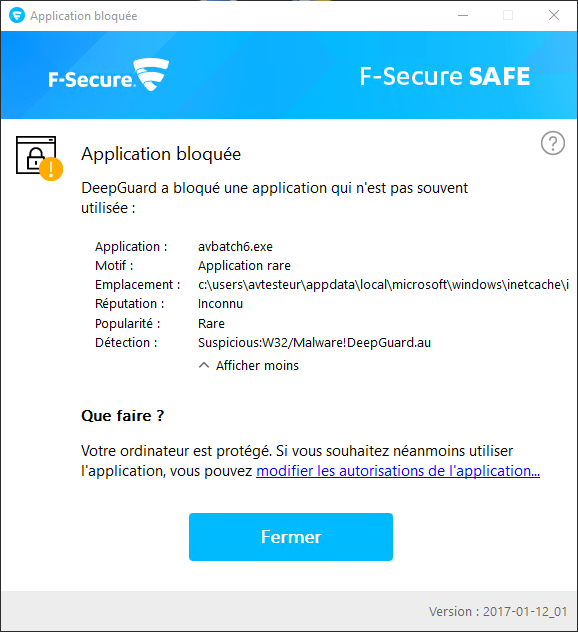 Image 5 : [Test] Antivirus : faut-il craquer pour F-Secure Safe 2017 ?