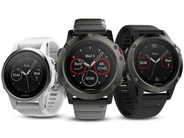 Image 1 : [CES] Garmin voit triple avec ses montres Fenix 5, 5S et 5X