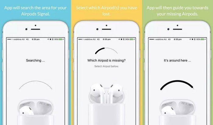 Image 2 : L’application « Finder for Airpods » déjà retirée de l’App Store