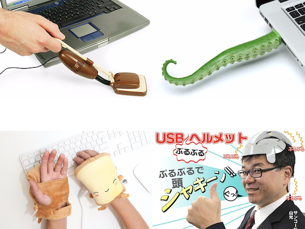 Image à la une de 25 gadgets USB complètement barrés