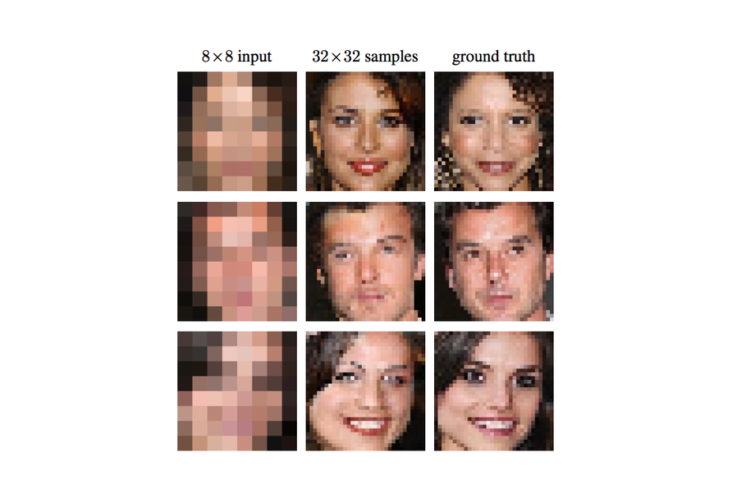 Image 1 : Google Brain utilise une AI pour rendre les images basse résolution plus nettes