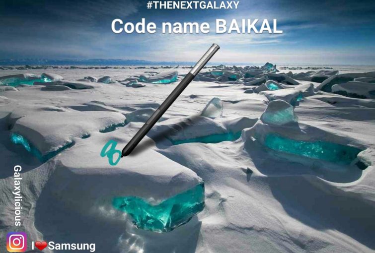 Image 1 : Galaxy Note 8 : nom de code Baikal ?