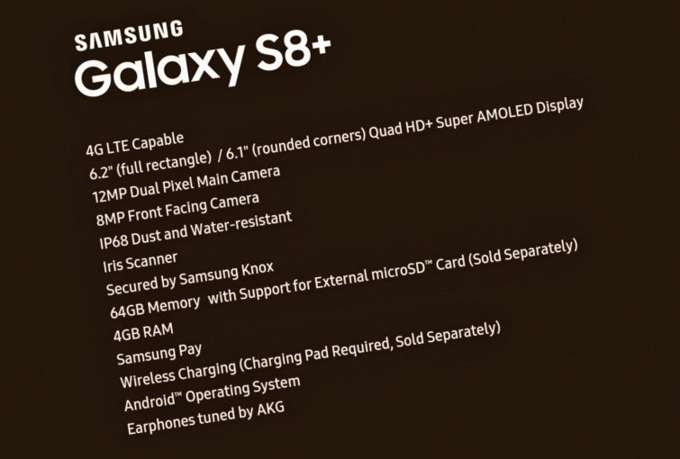 Image 1 : Galaxy S8+ : les caractéristiques du prochain Samsung en fuite sur la toile