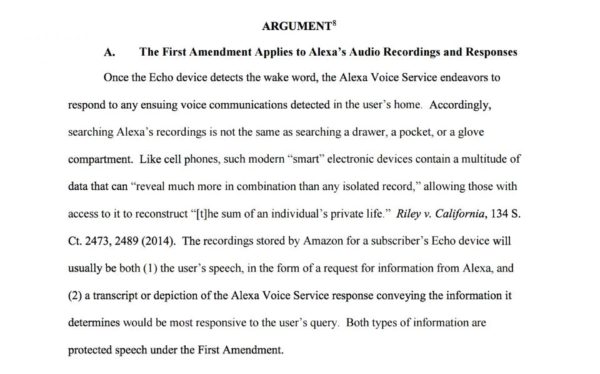 Image 2 : Amazon veut empêcher Alexa de témoigner dans une nouvelle affaire de meurtre