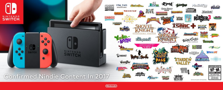 Image 1 : Nintendo vient d’annoncer la sortie de 60 jeux indépendants sur sa console Switch