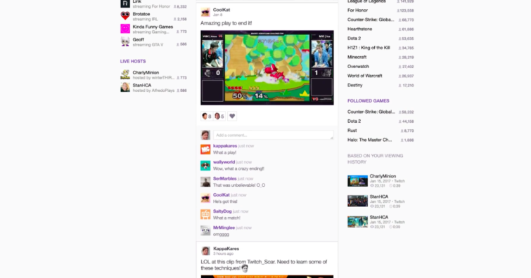 Image 1 : Avec Pulse, Twitch se rapproche un peu plus d'un réseau social