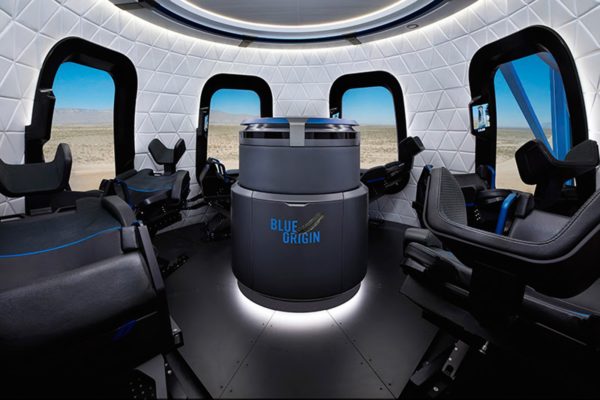 Image 2 : Blue Origin : ça ressemble à quoi une capsule spatiale de tourisme ?