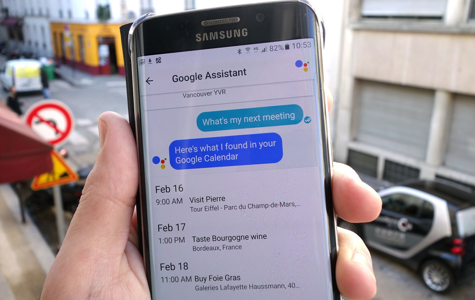 google assistant on galaxy active 2
