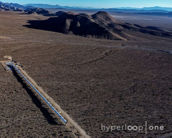 Image 3 : Hyperloop One installe sa piste de test dans le désert du Nevada