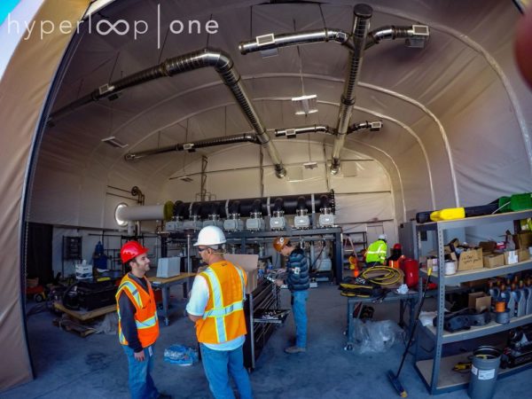 Image 4 : Hyperloop One installe sa piste de test dans le désert du Nevada