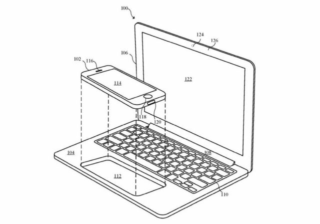 Image 1 : Apple : avec ce brevet, l'iPhone recharge le Macbook