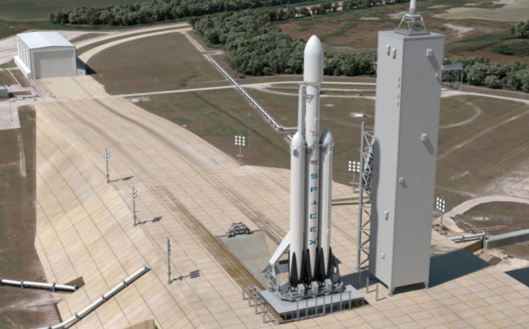 Image 2 : Le projet Falcon Heavy de SpaceX plus compliqué que prévu