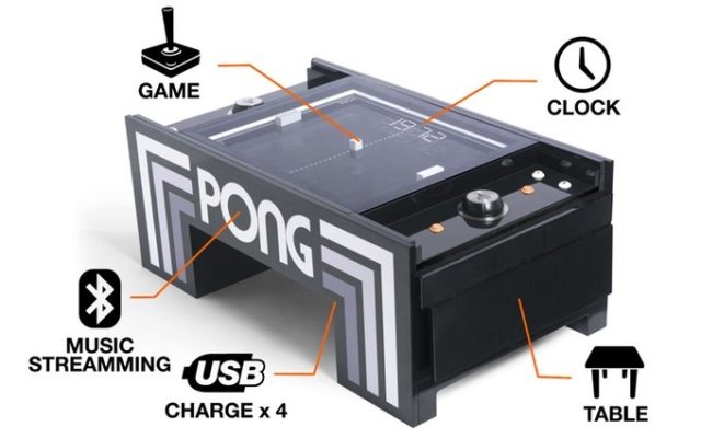 Image 1 : Une table basse dédiée à Pong (et fonctionnelle en plus !)