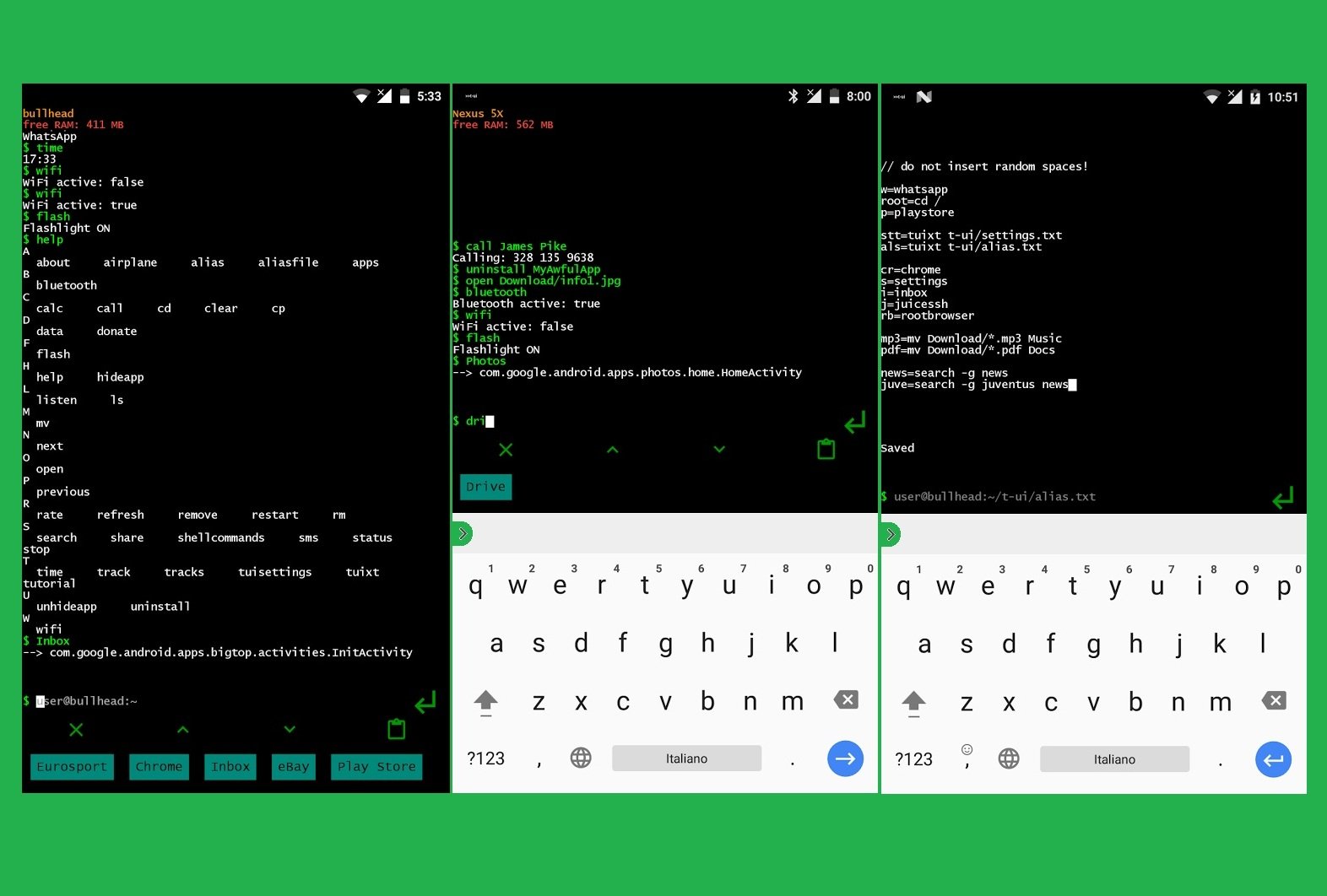 Image à la une de Android : une application pour transformer votre smartphone en terminal Linux