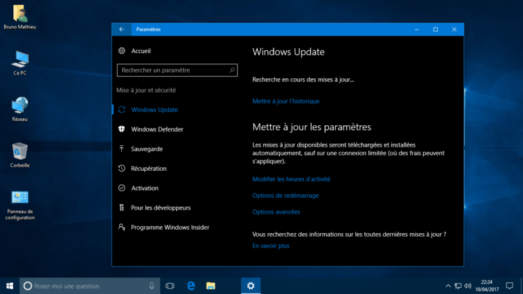 Image 2 : Windows 10 Creators Update : voici comment télécharger la mise à jour