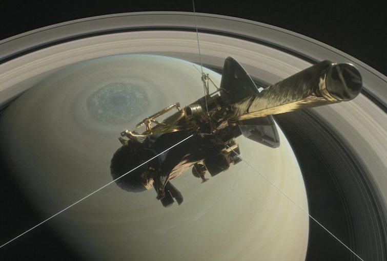 Image 1 : La sonde Cassini va à nouveau frôler Saturne