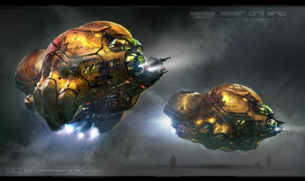 Image 6 : Des concepts de vaisseaux spatiaux pour les Gardiens de la galaxie
