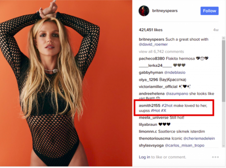 Image 2 : Oups ! Britney Spears se fait pirater son compte Instagram par des hackers russes