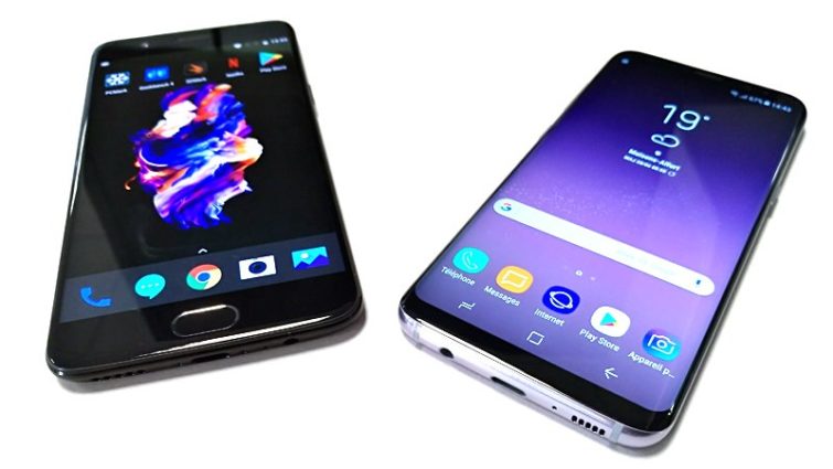 Image 1 : Samsung Galaxy S8 vs OnePlus 5 : le match de l'année