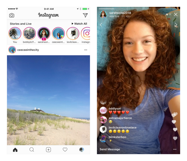 Image 2 : Instagram : il est désormais possible de partager le replay des vidéos live pendant 24 heures