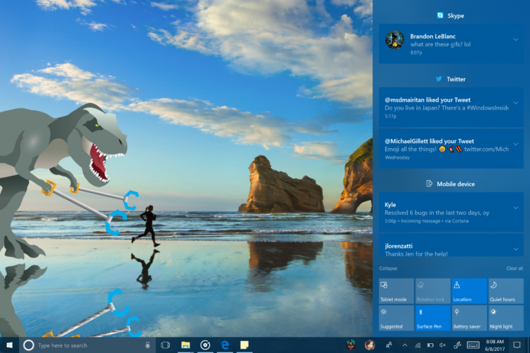 Image 1 : Windows 10 fait le plein de nouveautés dans la build 16215
