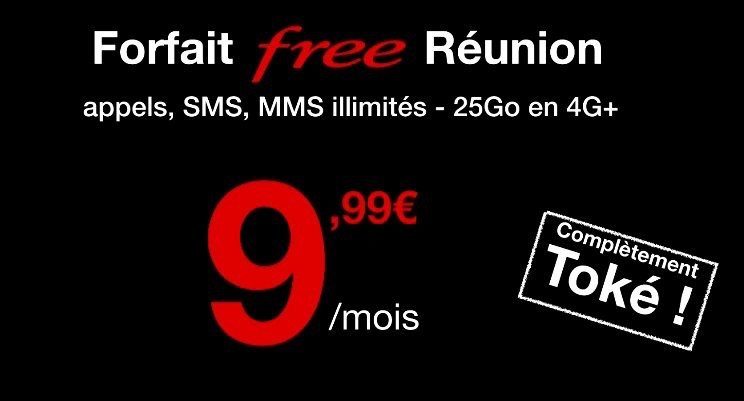 Image 1 : Illimité 25 Go en 4G+ pour 9,99 €/mois : l'offre Free Mobile pour la Réunion