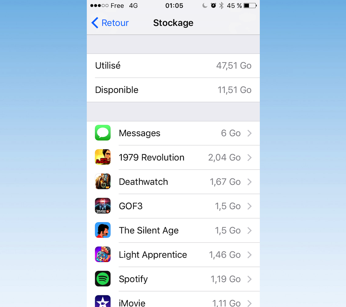Ios Comment Recuperer De L Espace Disque Ios Comment Recuperer De L Espace Disque