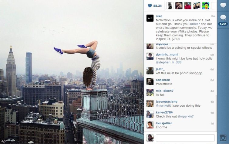 Image 2 : Nike va bientôt vendre ses chaussures sur Instagram
