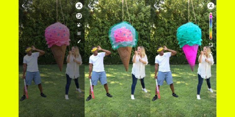 Image 2 : Snapchat vous laisse enregistrer jusqu’à 6 snap vidéos d’un coup