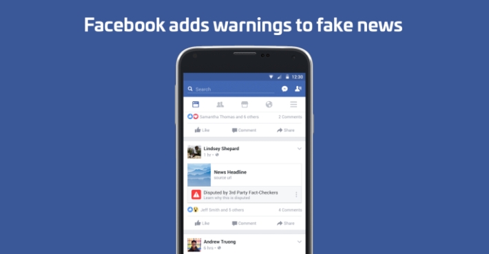 Image 1 : Facebook coupe la pub aux pages de "fake news"