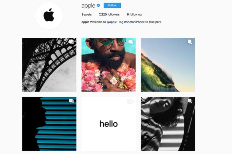 Image 1 : Apple crée enfin son propre compte Instagram