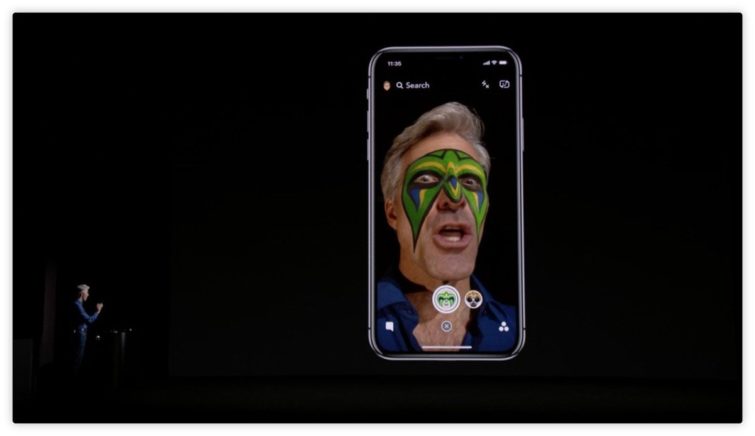 Image 2 : Pour Apple, il n'y a pas eu de fail lors de la démonstration de Face ID