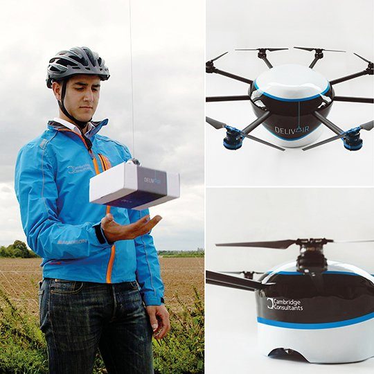 Image 1 : Un drone qui vous livre dans la main ? Ça y est, ils l'ont fait
