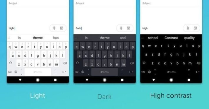 Image 1 : SwiftKey s'améliore un peu plus sur Android