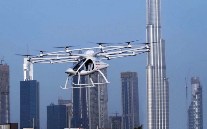 Image 1 : Dubai teste un drone taxi avec un passager
