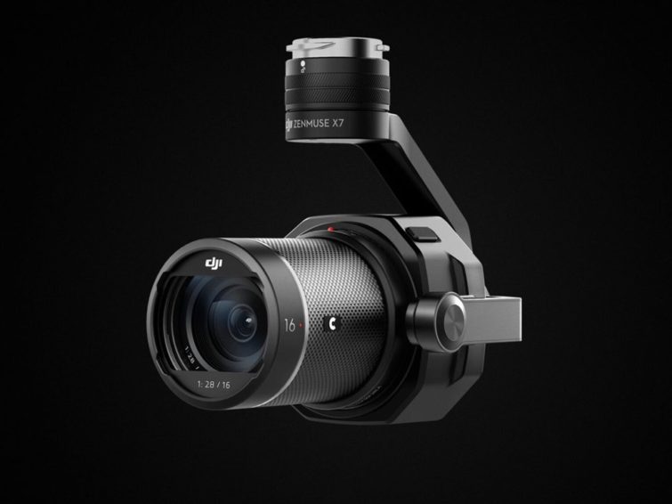 Image 1 : DJI dévoile la caméra Zenmuse X7 pour filmer avec un drone comme au cinéma