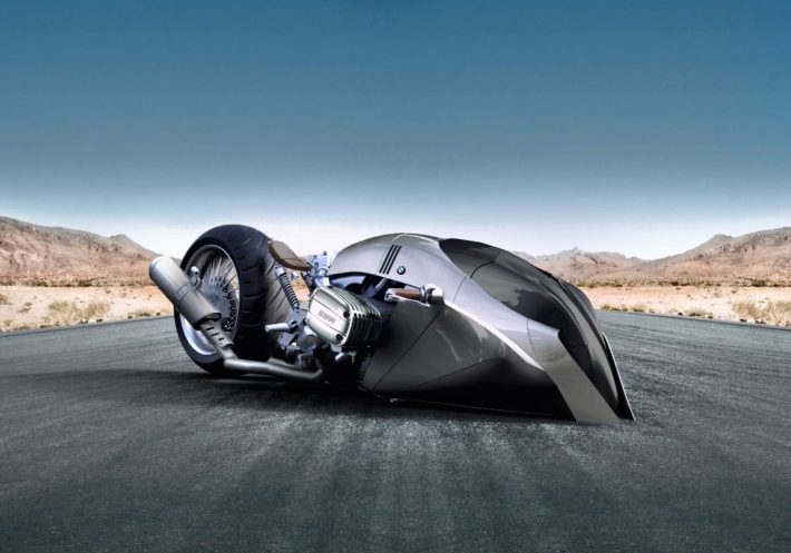 Image 1 : BMW : ce concept de moto futuriste ne sortira jamais (et c'est bien dommage)