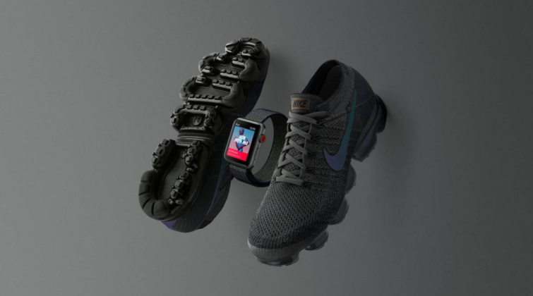 Image 1 : Une édition limitée de l’Apple Watch Series 3 au design des chaussures Nike