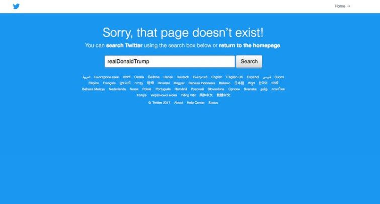 Image 2 : Un employé de Twitter désactive le compte de Donald Trump par erreur