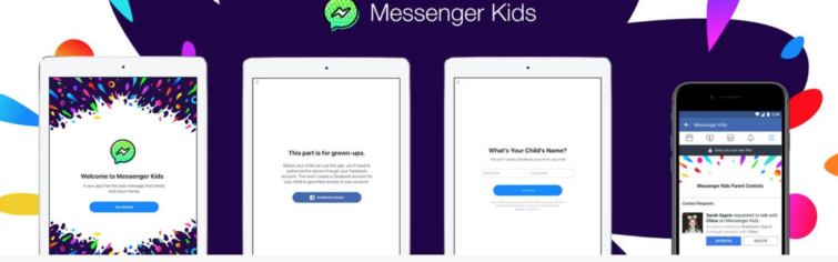 Image 1 : Facebook lance un Messenger pour enfant