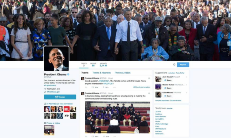 Image 1 : Barack Obama nous prévient des dangers d’une utilisation irresponsable des réseaux sociaux