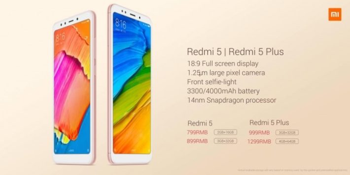 Image 4 : Xiaomi lance les Redmi 5 et 5 Plus