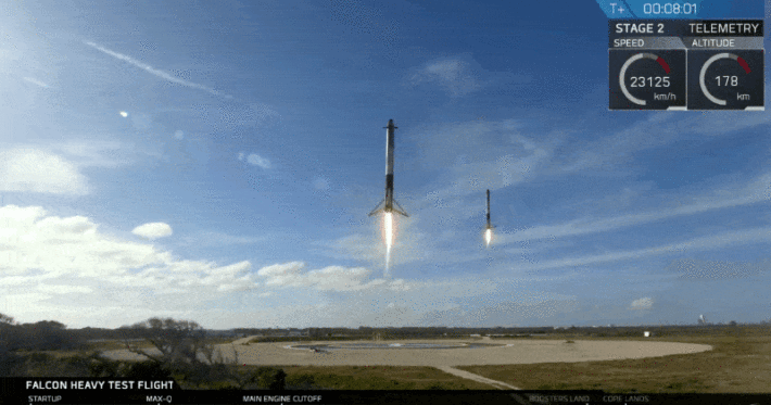 Image 2 : Premier lancement réussi pour le Falcon Heavy de SpaceX