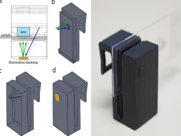 Image 2 : Cet accessoire imprimé en 3D transforme votre capteur photo en microscope